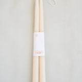 12" Dipped Taper Candles - Parchment