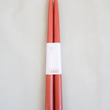 12" Dipped Taper Candles - Clay