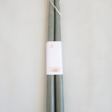 12" Dipped Taper Candles - Moss