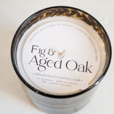 Fig & Aged Oak Amber Tortoise Candle