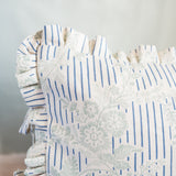 Alice Sergeant Kidney Pillow with Ruffles