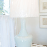 Nadia Lamp with Shade - Misty Blue
