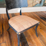 The Wicker Works Iron Klismos Chairs