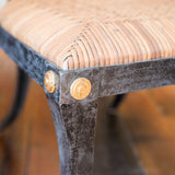 The Wicker Works Iron Klismos Chairs