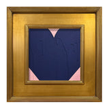 Ron Giusti Mini Heart - Light Pink/Navy 8x8